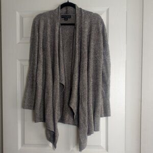 Barefoot Dreams Bamboo Chic Lite Gray Calypso Wrap Cardigan Sweater